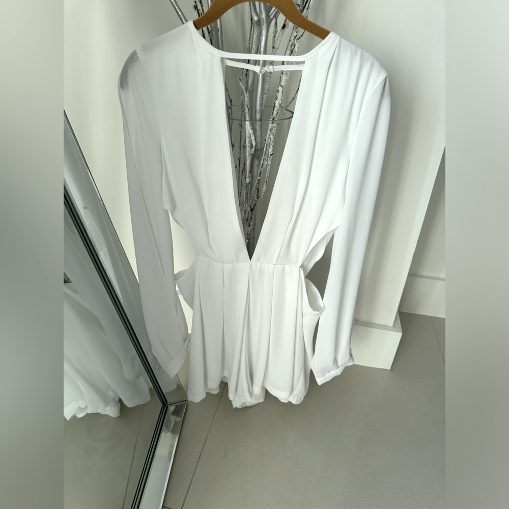 Romantic White Romper L